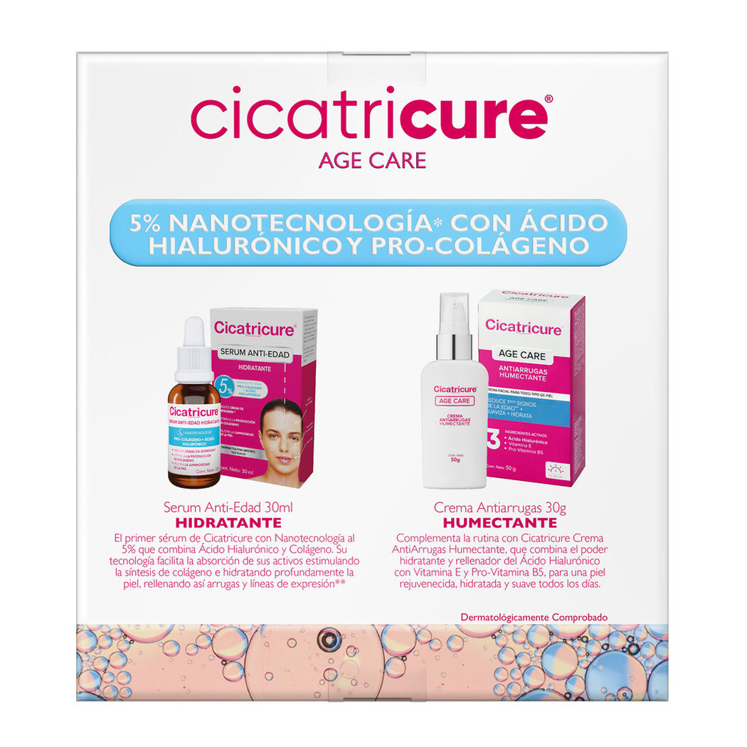 Pack Cicatricure Ser 30Ml+Age Crema 50Gr, , large image number 3