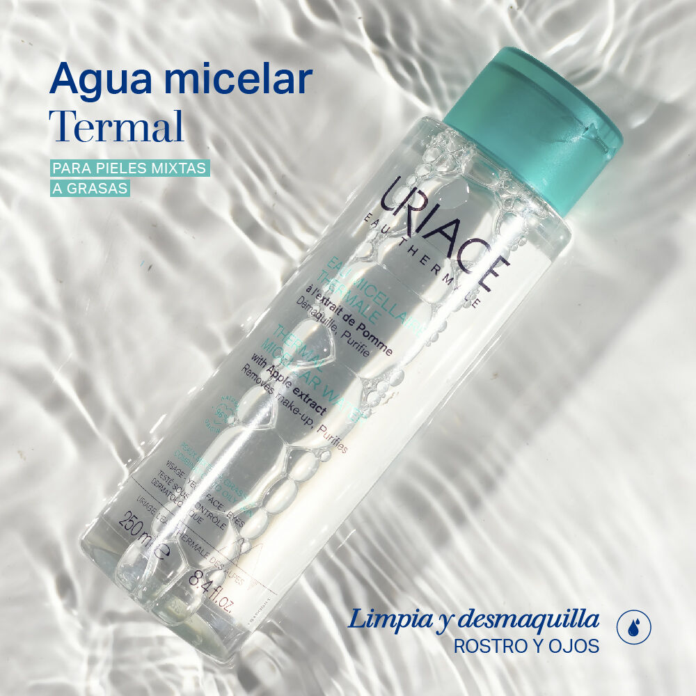 Uriage Agua Micelar – Mizellen-Reinigungswasser, 250 Ml, Für Gesicht & Augen, Sensibel