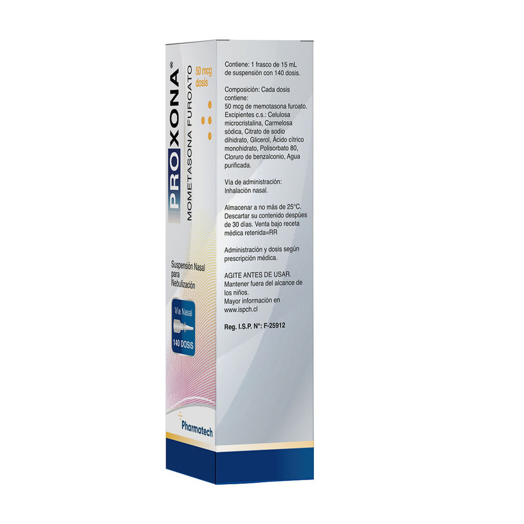 Proxona 50 mcg/Dosis x 15 mL Suspension Nasal para Nebulizacion, , large image number 2