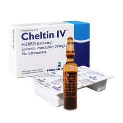 Cheltin (Hierro) Intravenoso x 1 Ampolla 5 ml