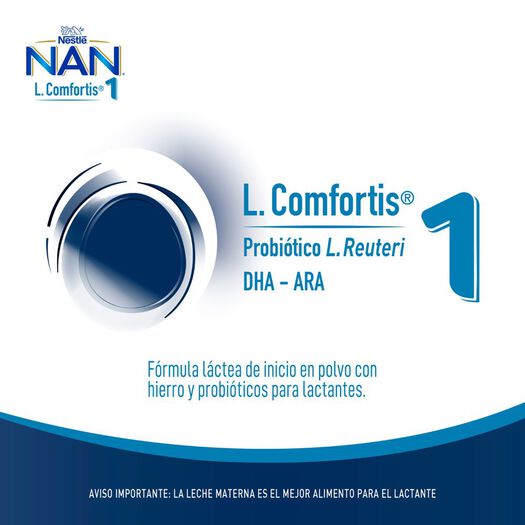 Fórmula Infantil Nan 1 L Comfortis 800 g, , large image number 1