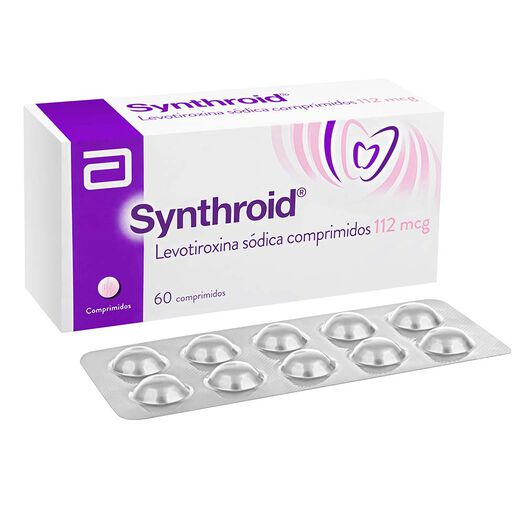 Synthroid 112 mcg Caja 60 Comp., , large image number 0