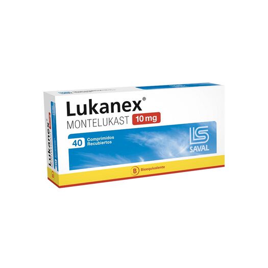 Lukanex 10 mg x 40 Comprimidos Recubiertos, , large image number 0