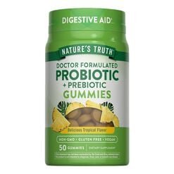 Gomitas Probioticos Nature's Truth Sabor Tropical 50 un
