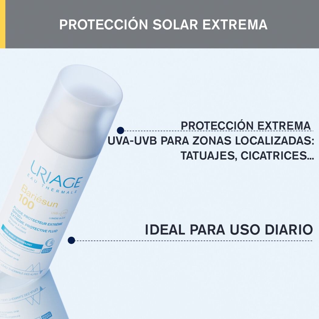 Protector Solar Uriage Bariesun 100 FPS 50 50 mL, , large image number 1