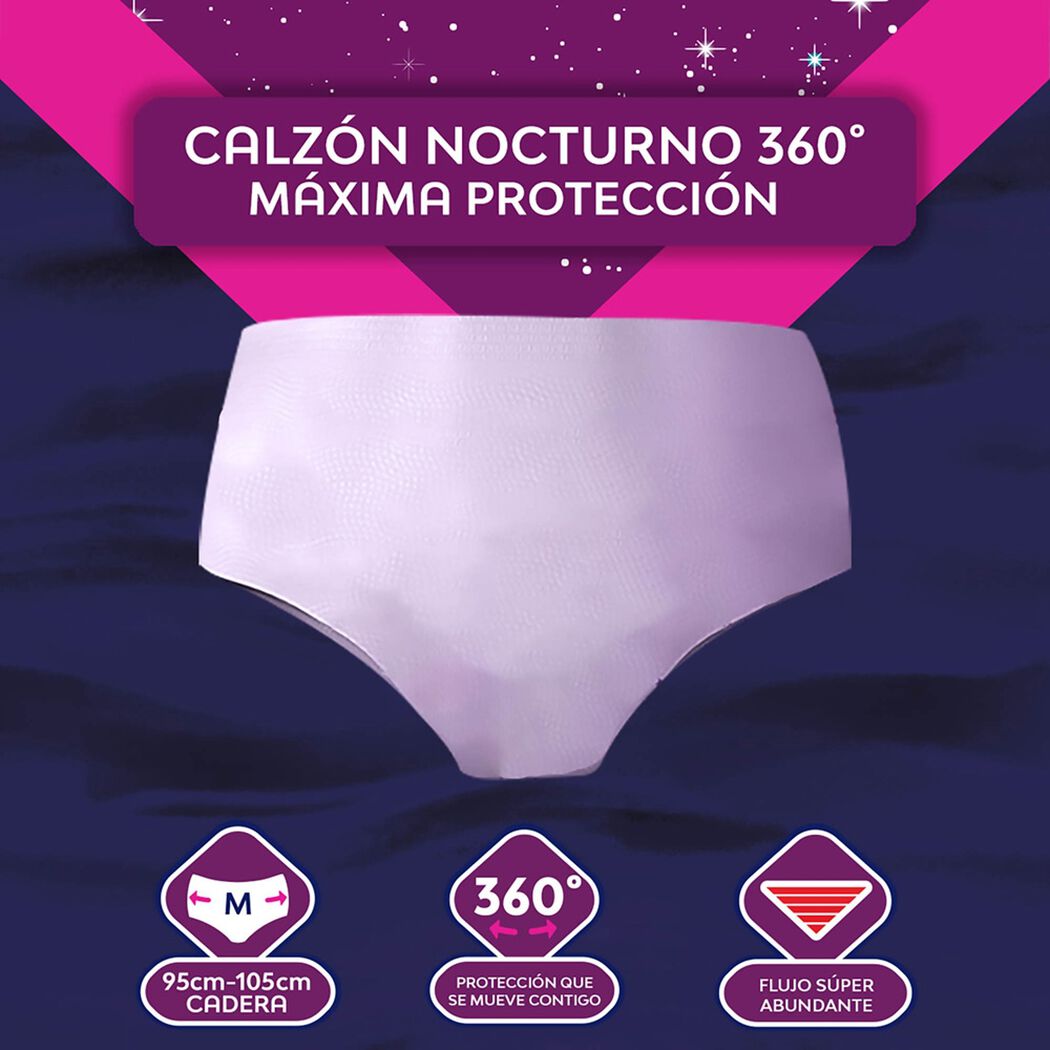 Calzon Nocturno Nosotras Talla M 3Un, , large image number 2