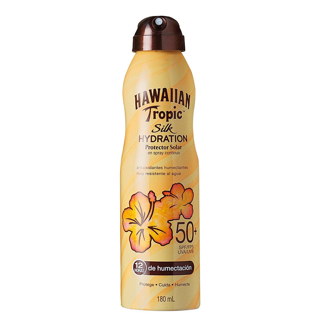 Protector Solar Hawaiian Tropic Silk Hydration FPS 50+ 180 mL, , large image number 0