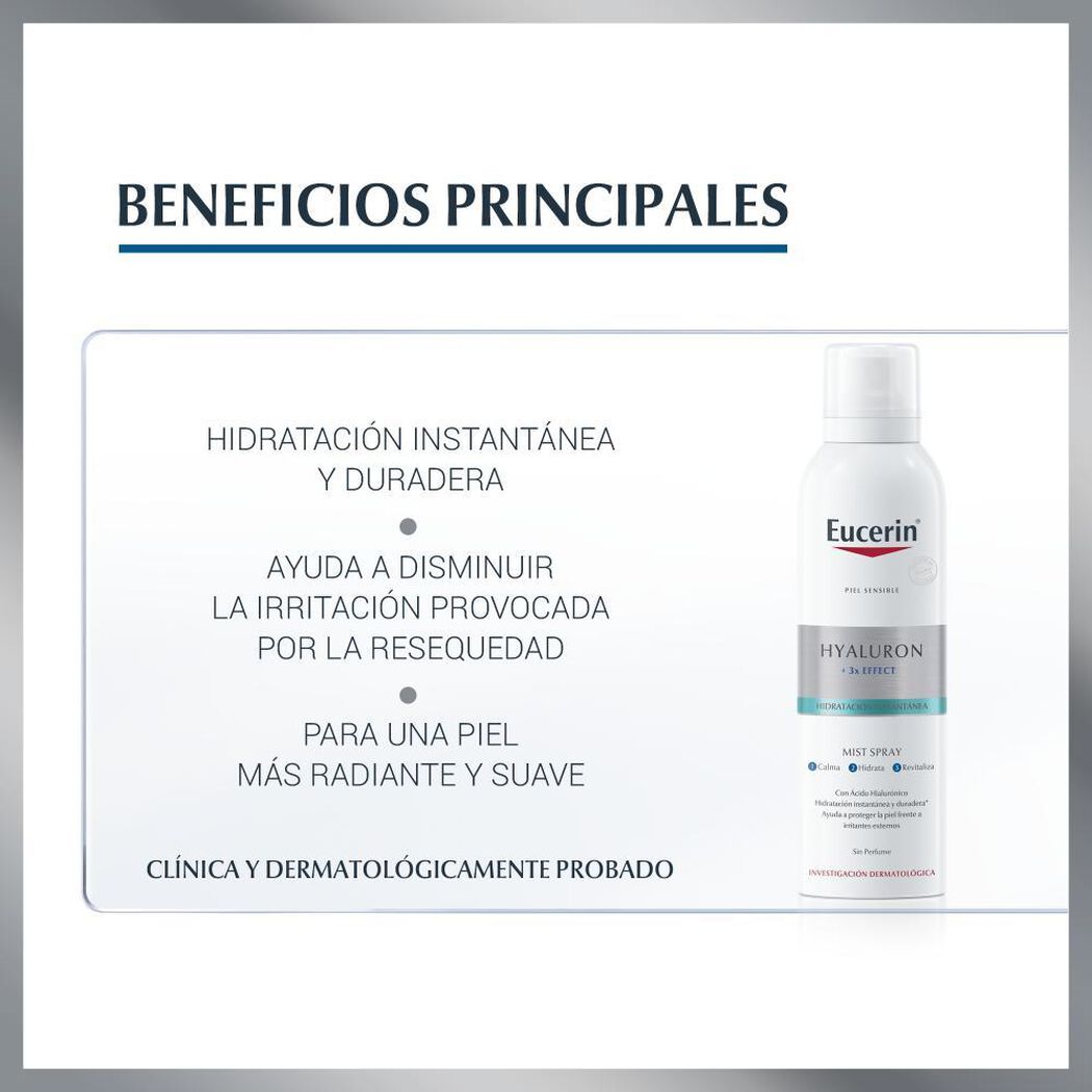Mist Spray Eucerin Hyaluron 150 mL, , large image number 1