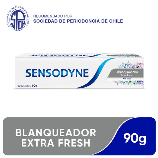 Sensodyne Blanqueador Extra Fresh Crema Dental de uso diario para dientes sensibles, 90g, , large image number 0