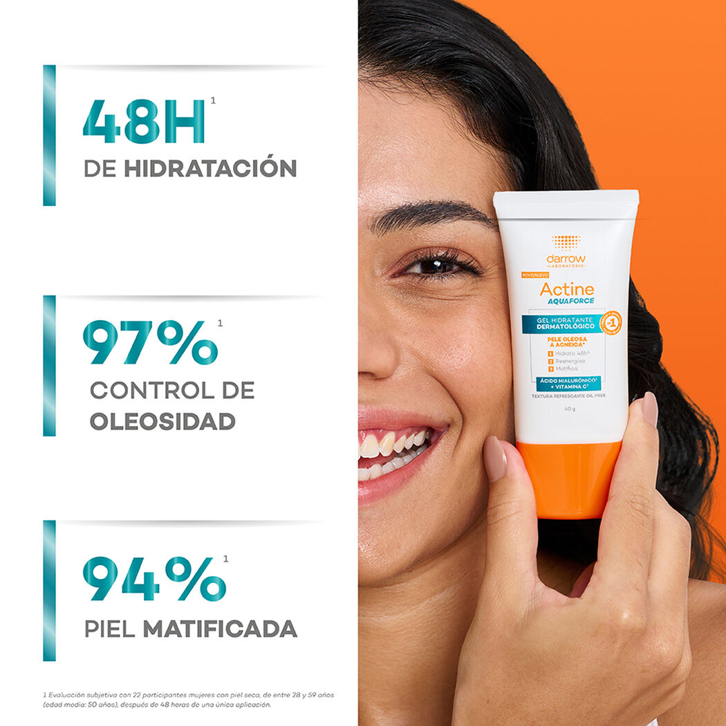 Darrow Actine Aquaforce Gel Hidratante Dermatológico 40Ml, , large image number 2