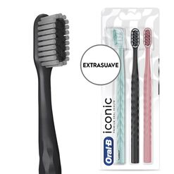 Cepillo de Dientes Oral-B  Iconic Premium, 3 Un