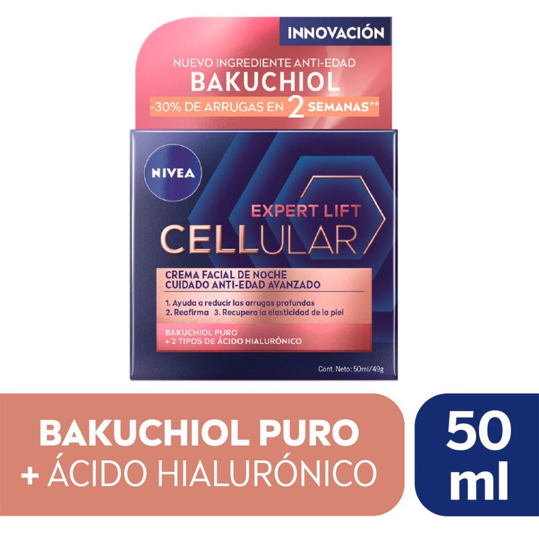 Crema Facial Nivea Cellular Expert Lift Noche 50 ml, , large image number 0