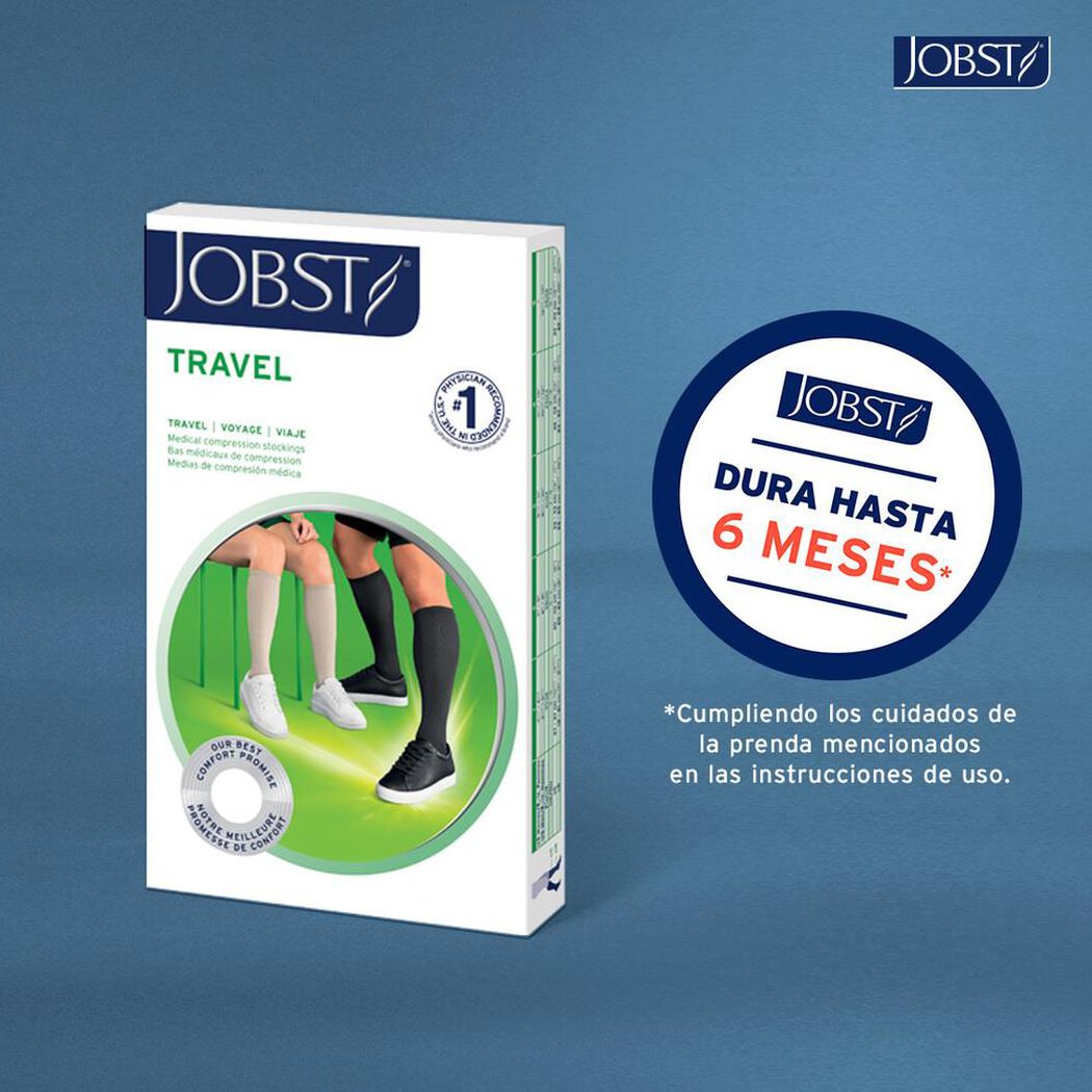 Media Compresión Jobst Rodilla M Azul Mar 1un, , large image number 1