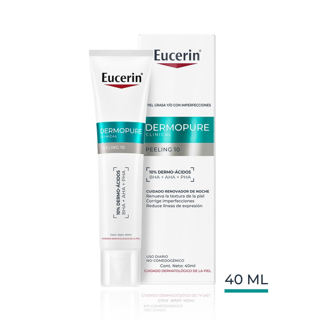Eucerin Face Dermopure Peeling 10, Cuidado Renovador De Noche 40 ml, , large image number 0