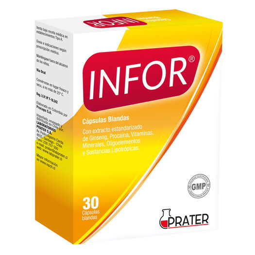 Infor x 30 Capsulas Blandas, , large image number 0