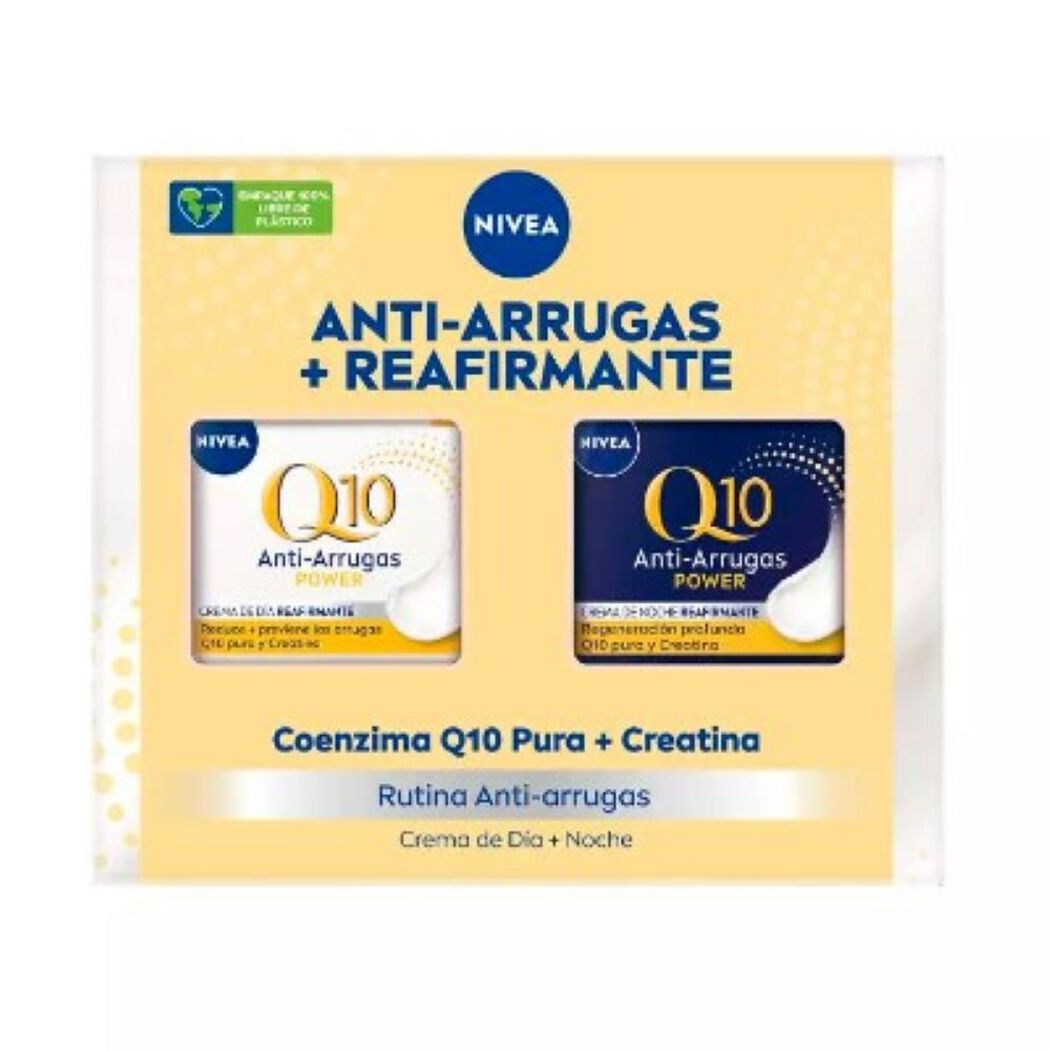 Pack Rutina NIVEA Q10 Anti-arrugas Día 50ml + Noche 50ml, , large image number 0