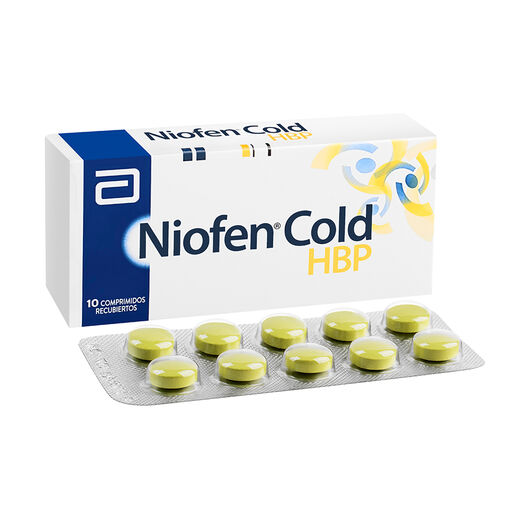 Niofen Cold HBP x 10 Comprimidos Recubiertos, , large image number 0