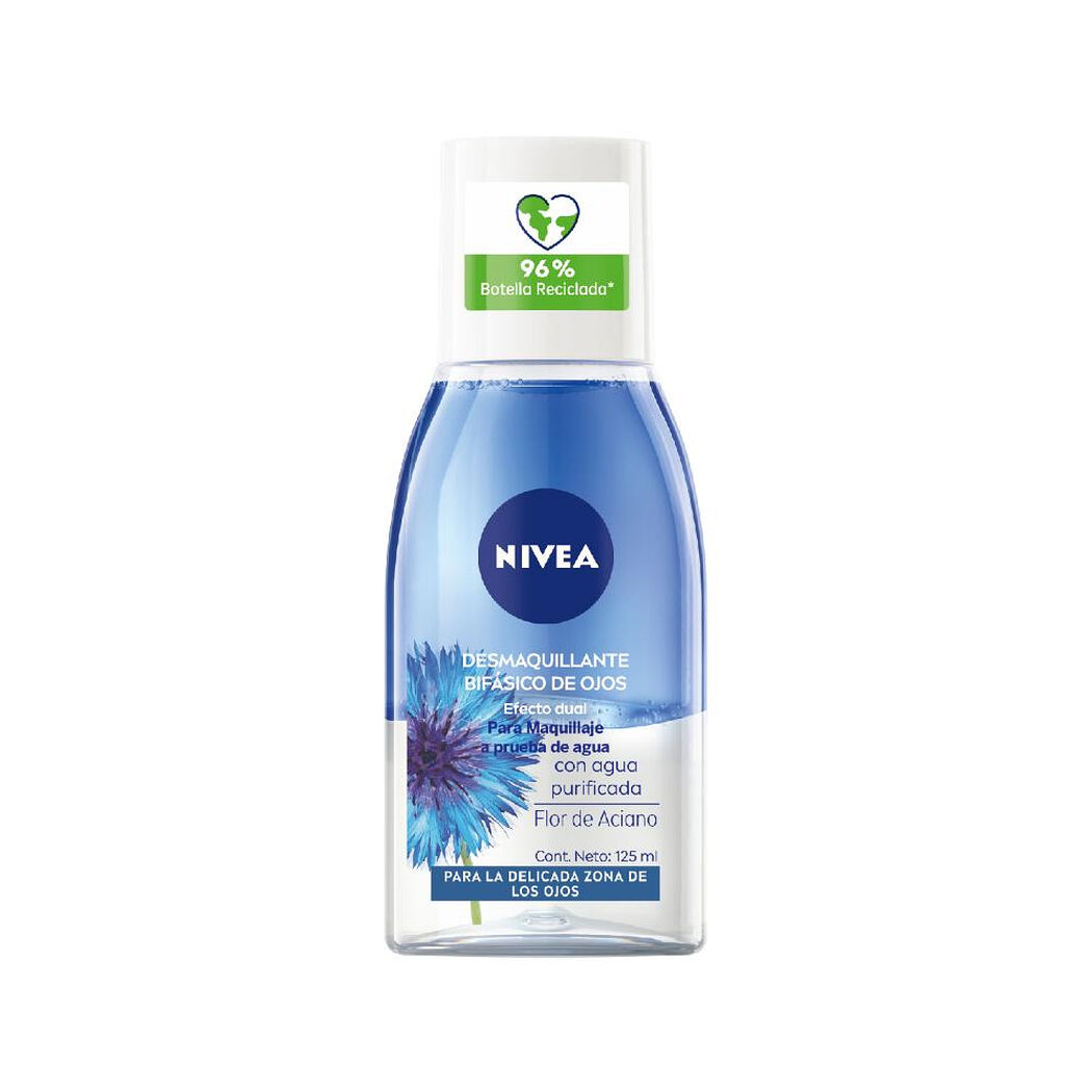 Desmaquillante Facial de Ojos Bif&aacute;sico Nivea 125 ml, , large image number 1