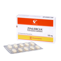Zinlergia 180 mg x 30 Comprimidos