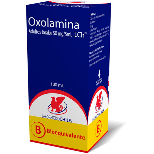 Oxolamina Adulto 50 mg/5 ml x 100 ml Jarabe CHILE, , large image number 0