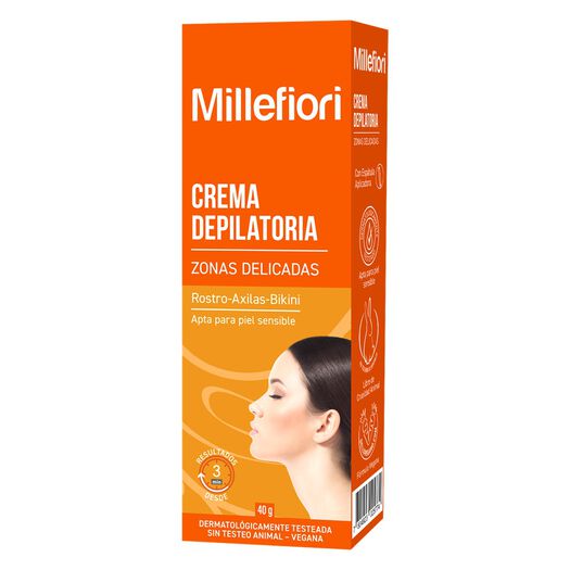 Crema Depiladora Millefiori Rostro Axilas y Bikini 40 g, , large image number 0
