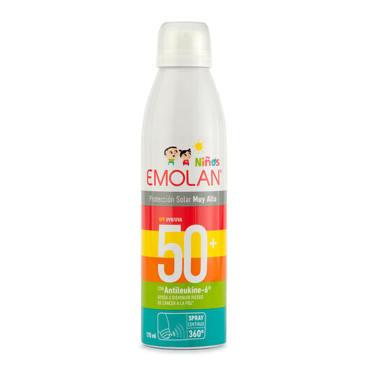 Emolan Continuo Niños FPS 50+ x 170 mL Spray, , large image number 0
