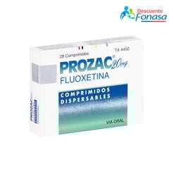 Prozac 20 mg x 28 Comprimidos Dispersables