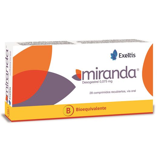 Miranda 0,075 mg x 28 Comprimidos Recubiertos, , large image number 0