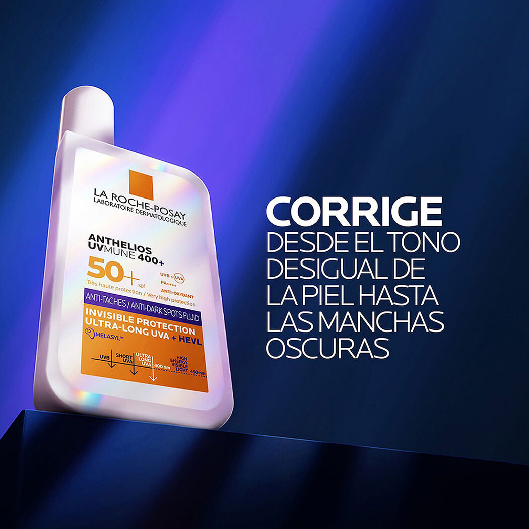 Protector Solar Anthelios Uv M une 400 Antimanchas Spf 50+50 mL, , large image number 1