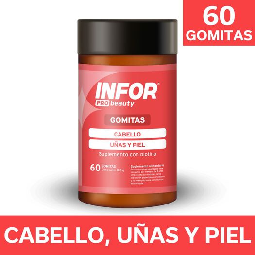 Infor Pro Beauty 60 Gomitas, , large image number 0