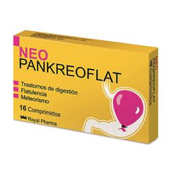 Neo Pankreoflat x 16 Comprimidos Con Recubrimiento Enterico