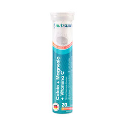 Calcio Magnesio Vitamina C Nutrazul 20 Tabletas