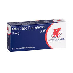 Ketorolaco Trometamol 10 mg x 10 Comprimidos Recubiertos CHILE
