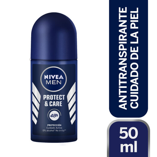 DESODORANTE ROLL ON NIVEA MEN PROTECT & CARE 50ML, , large image number 0