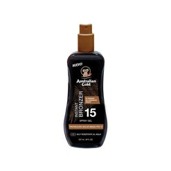 Bloqueador Solar Australian Gold Spray/Bronzer FPS15 237 gr