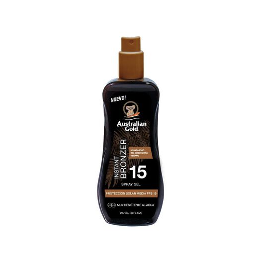 Bloqueador Solar Australian Gold Spray/Bronzer FPS15 237 gr, , large image number 0