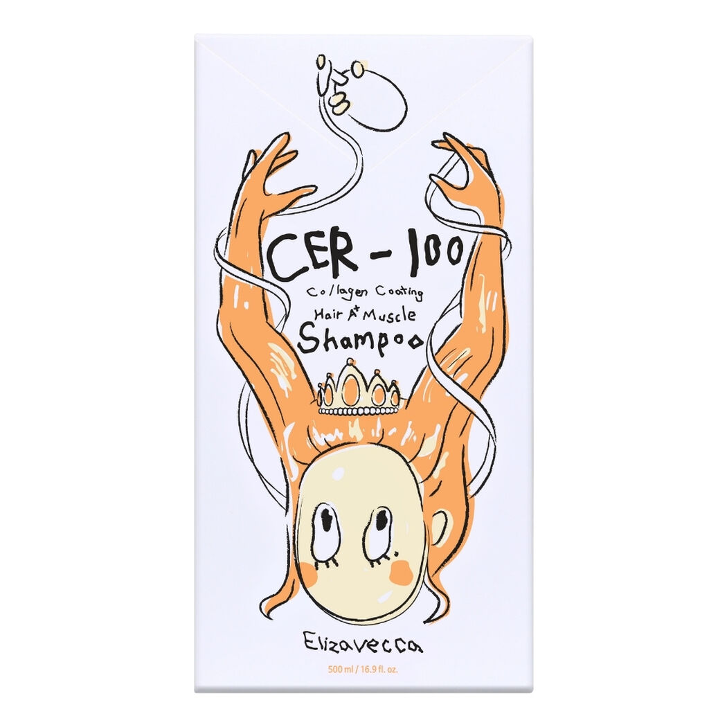 Shampoo CER-100 Collagen Coating Hair A+ Muscle 500mL, , large image number 1
