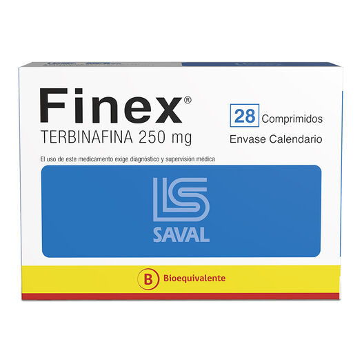 FINEX Terbinafina 250 mg 28 comprimidos, , large image number 0