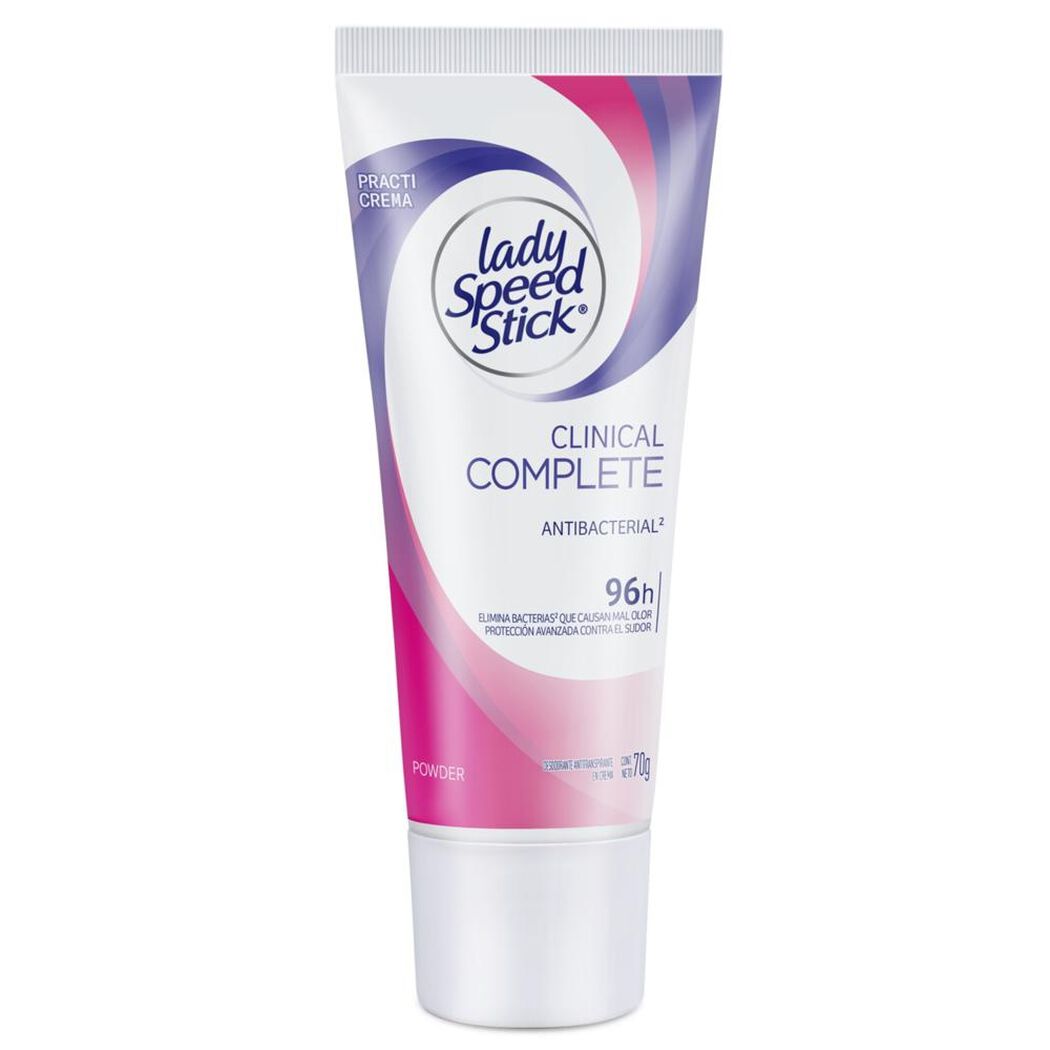 Desodorante en crema PractiCrema Clinical Dry 96 Horas 70g, , large image number 1