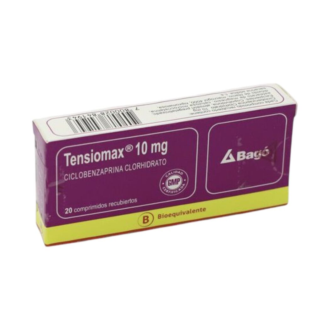 Tensiomax 10 mg x 20 Comprimidos Recubiertos, , large image number 0
