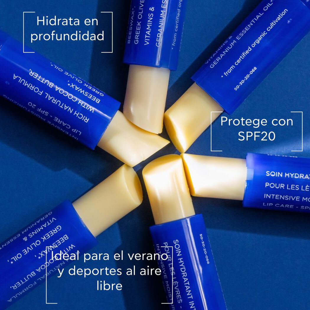 B&aacute;lsamo Labial con Manteca de Cacao SPF20 4,4g Apivita, , large image number 1