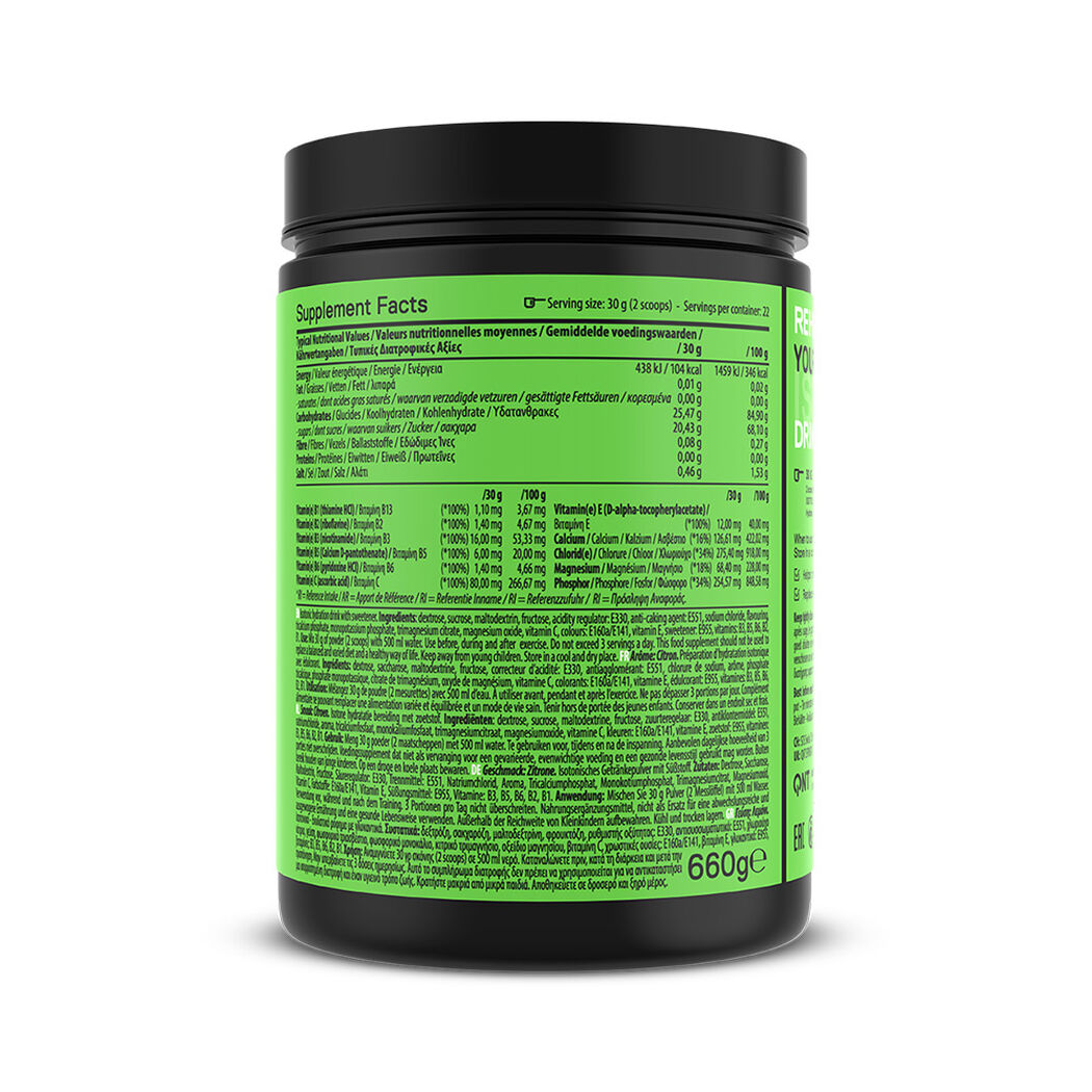 Suplemento ISOTONIC POWDER de LIMON x 660 GR, , large image number 1