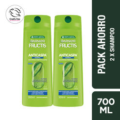 Pack 2x Shampoo Anticaspa Normal 350 ml