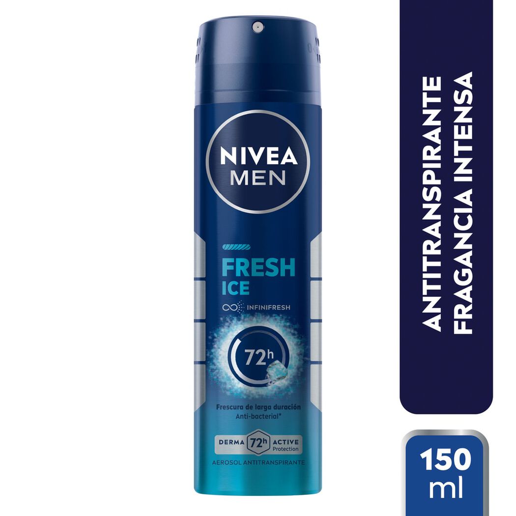 Desodorante en Spray Nivea Men Fresh Ice 150 ml, , large image number 0