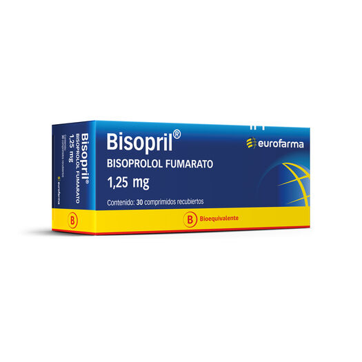 Bisopril 1,25 mg x 30 Comprimidos Recubiertos, , large image number 0