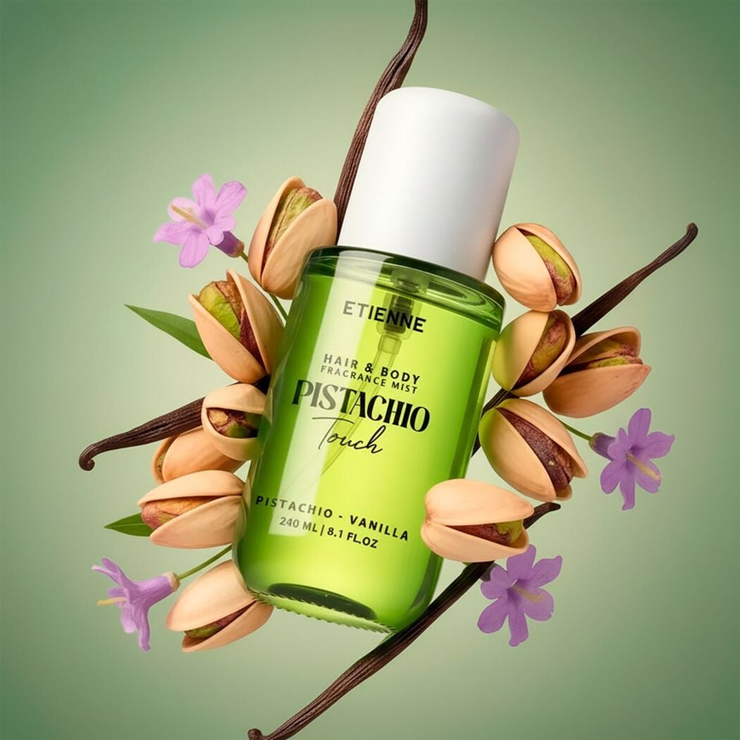 Touch Hair & Body Mist Fragancia Pistachio 240 ml Etienne, , large image number 1