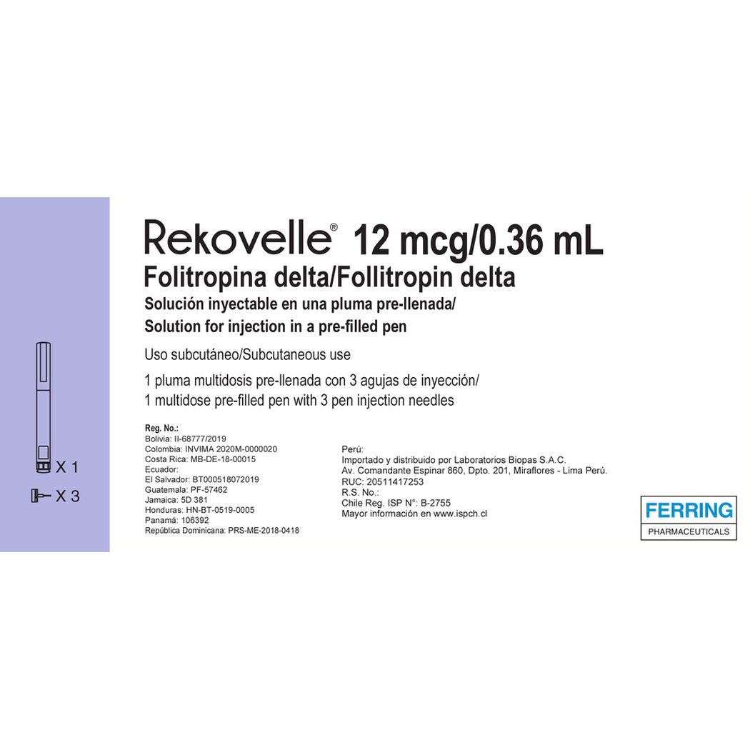 Rekovelle 12 Mcg/0.36 ml Soluci&oacute;n Inyectable, , large image number 0