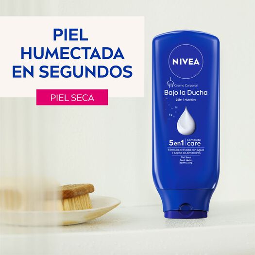 CREMA CORPORAL NIVEA BAJO LA DUCHA NUTRITIVA PIEL SECA 250ML, , large image number 2