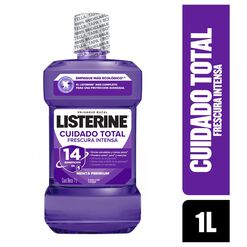 Enjuague Bucal Listerine Cuidado Total Menta Premium 1 L