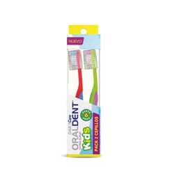 Cepillo de Dientes Oraldent Kids Extra Suaves 2 un